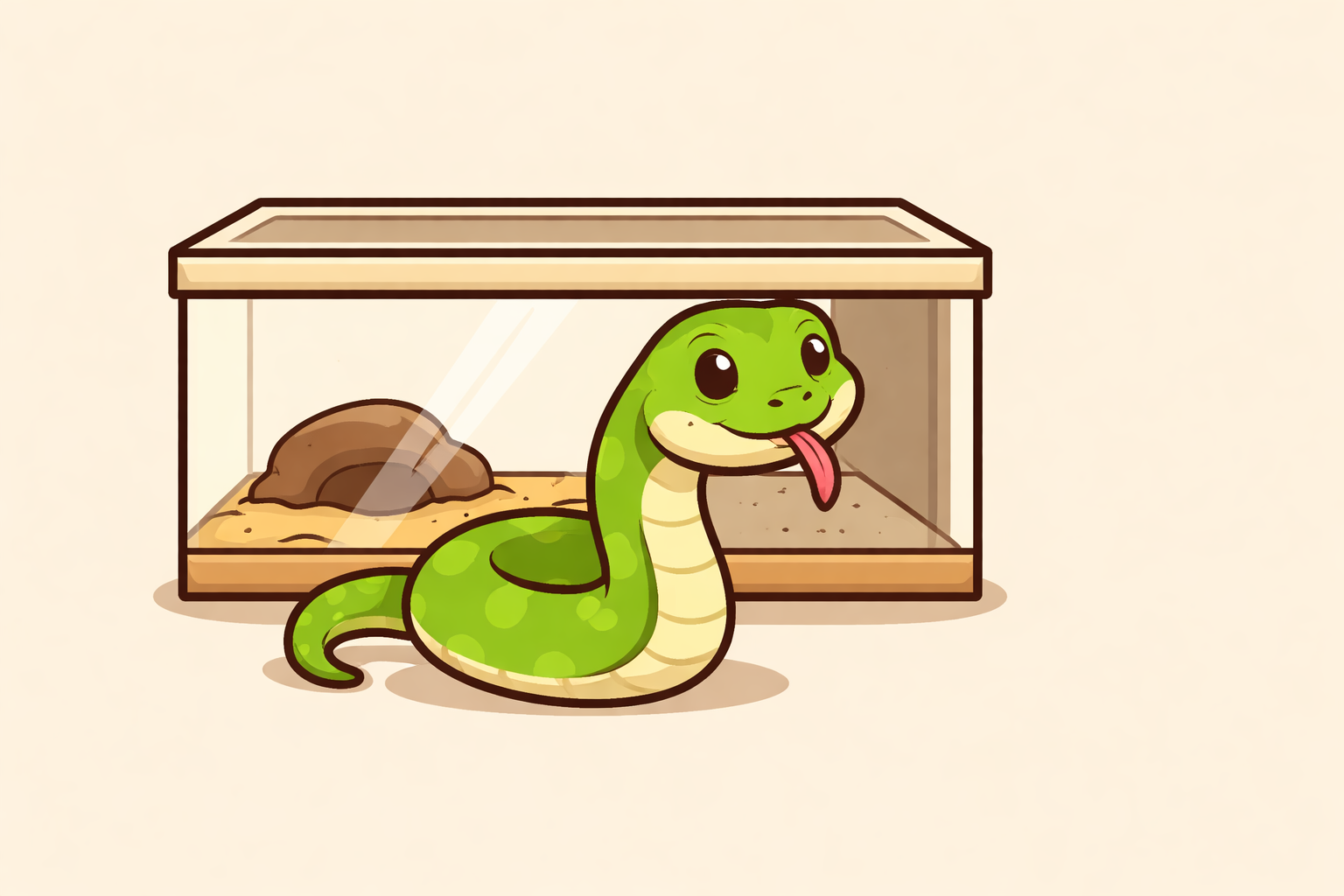 Il Serpente Può Uscire Dalla Teca?